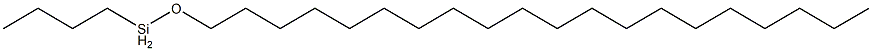 Butyl(icosyloxy)silane Struktur