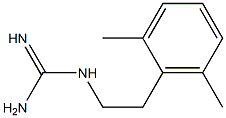 1-[2-(2,6-Dimethylphenyl)ethyl]guanidine Struktur