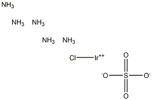 Chloropentammineiridium(III) sulfate Struktur