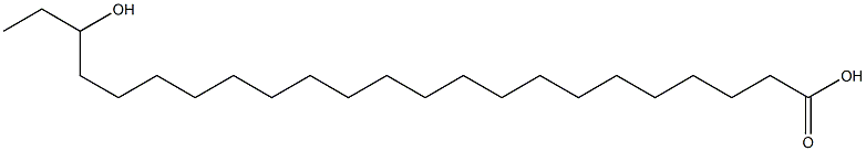 21-Hydroxytricosanoic acid Struktur