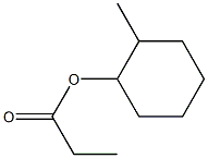 Propionic acid 2-methylcyclohexyl ester Struktur