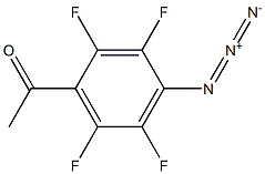 2',3',5',6'-Tetrafluoro-4'-azidoacetophenone Struktur