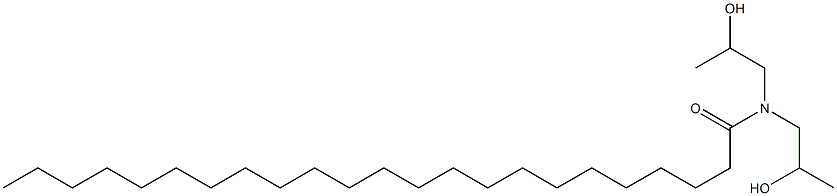 N,N-Bis(2-hydroxypropyl)tricosanamide Struktur