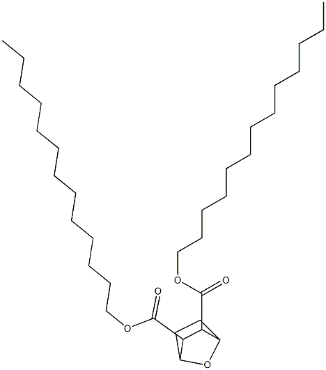 7-Oxabicyclo[2.2.1]heptane-2,3-dicarboxylic acid ditridecyl ester Struktur