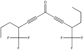 Trifluoromethyl(1-hexynyl) ketone Struktur