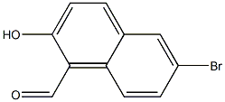 6-Bromo-2-hydroxy-1-naphthalenecarbaldehyde Struktur