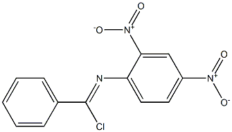 Chloro(phenyl)-N-(2,4-dinitrophenyl)methanimine Struktur