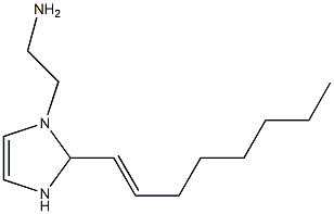 1-(2-Aminoethyl)-2-(1-octenyl)-4-imidazoline Struktur