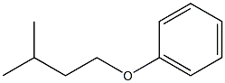 Phenyl 3-methylbutyl ether Struktur