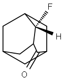 (4S)-4-Fluoroadamantane-2-one Struktur