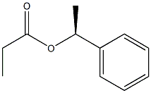 Propanoic acid (S)-1-phenylethyl ester Struktur