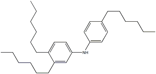 4,3',4'-Trihexyl[iminobisbenzene] Struktur