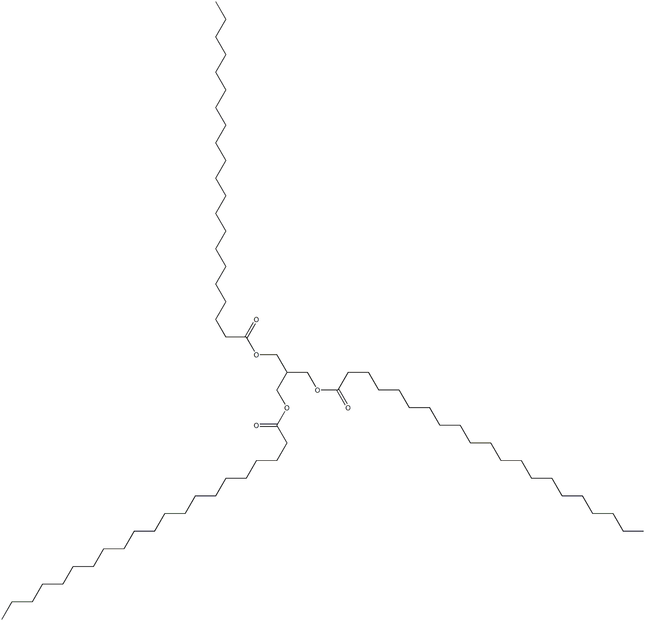 2-[(1-Oxohenicosyloxy)methyl]-1,3-propanediol dihenicosanoate Struktur