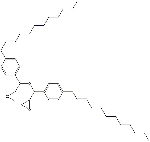 4-(2-Dodecenyl)phenylglycidyl ether Struktur