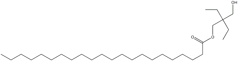 Docosanoic acid 2-ethyl-2-(hydroxymethyl)butyl ester Struktur