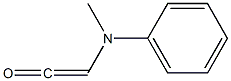 Methyl(phenyl)aminoketene Struktur