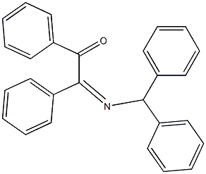 1,2-Diphenyl-2-[(diphenylmethyl)imino]ethan-1-one Struktur