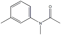 N-Methyl-N-(m-tolyl)acetamide Struktur