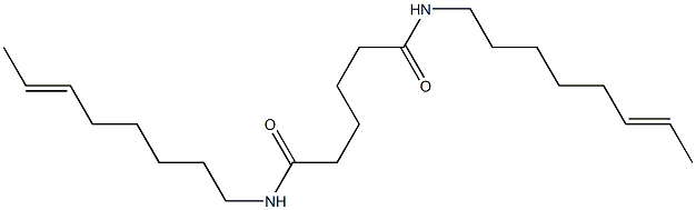 N,N'-Di(6-octenyl)adipamide Struktur