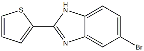 5-Bromo-2-(thiophen-2-yl)-1H-benzimidazole Struktur