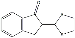 2-(1,3-Dithiolan-2-ylidene)indan-1-one Struktur