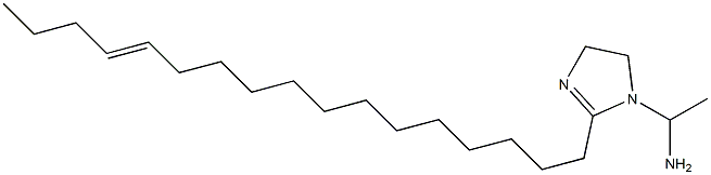 1-(1-Aminoethyl)-2-(13-heptadecenyl)-2-imidazoline Struktur