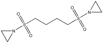 1,1'-(Tetramethylenedisulfonyl)bisaziridine Struktur