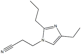 1-(2-Cyanoethyl)-4-ethyl-2-propyl-1H-imidazole Struktur