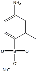 4-Amino-2-methylbenzenesulfonic acid sodium salt Struktur