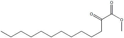 2-Oxotridecanoic acid methyl ester Struktur