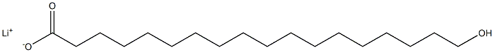 18-Hydroxyoctadecanoic acid lithium salt Struktur