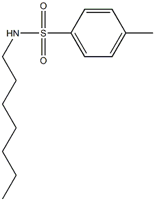 N-Heptyl-p-toluenesulfonamide Struktur