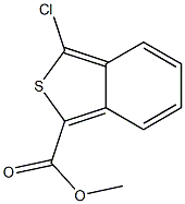 3-Chlorobenzo[c]thiophene-1-carboxylic acid methyl ester Struktur