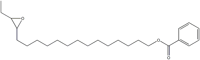 Benzoic acid 15,16-epoxyoctadecan-1-yl ester Struktur