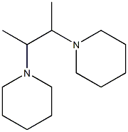 2,3-Bispiperidinobutane Struktur