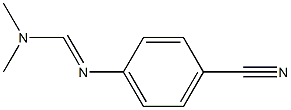 N1,N1-Dimethyl-N2-(4-cyanophenyl)formamidine Struktur