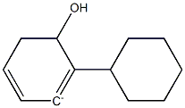 2-Cyclohexylphenol anion Struktur