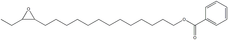 Benzoic acid 14,15-epoxyheptadecan-1-yl ester Struktur