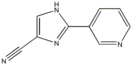 2-(3-Pyridinyl)-1H-imidazole-4-carbonitrile Struktur