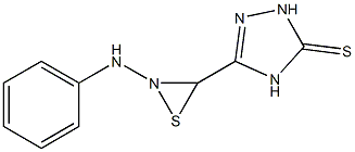 5-[(2-Phenylhydrazono)mercaptomethyl]-2H-1,2,4-triazole-3(4H)-thione Struktur