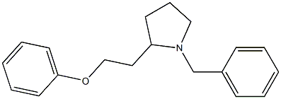 1-Phenylmethyl-2-(2-phenyloxyethyl)pyrrolidine Struktur