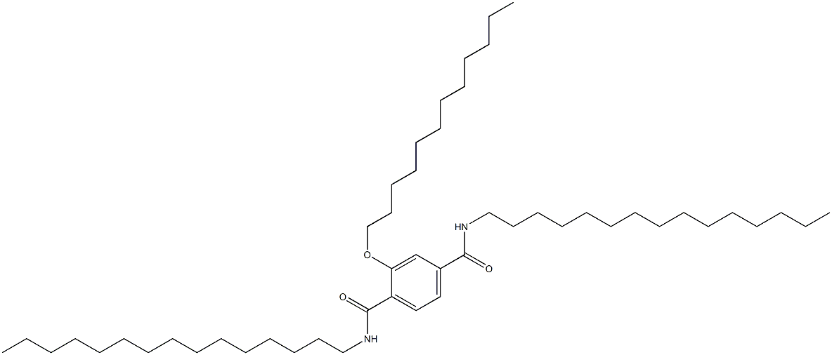 2-(Dodecyloxy)-N,N'-dipentadecylterephthalamide Struktur