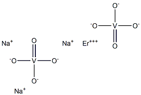 Sodium erbium orthovanadate Struktur