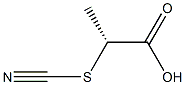 [R,(-)]-2-Thiocyanatopropionic acid Struktur