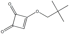 3-(2,2-Dimethylpropyloxy)-3-cyclobutene-1,2-dione Struktur