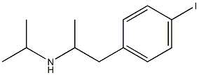 N-Isopropyl-4-iodoamphetamine Struktur