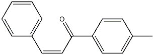 (2Z)-3-(Phenyl)-1-(4-methylphenyl)-2-propene-1-one Struktur