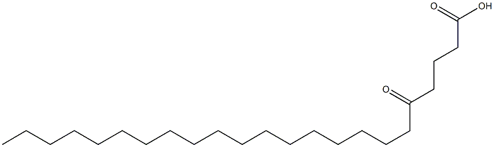 5-Oxotricosanoic acid Struktur