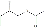 (+)-Acetic acid (S)-2-methylbutyl ester Struktur