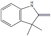 2-Methylene-3,3-dimethylindoline Struktur